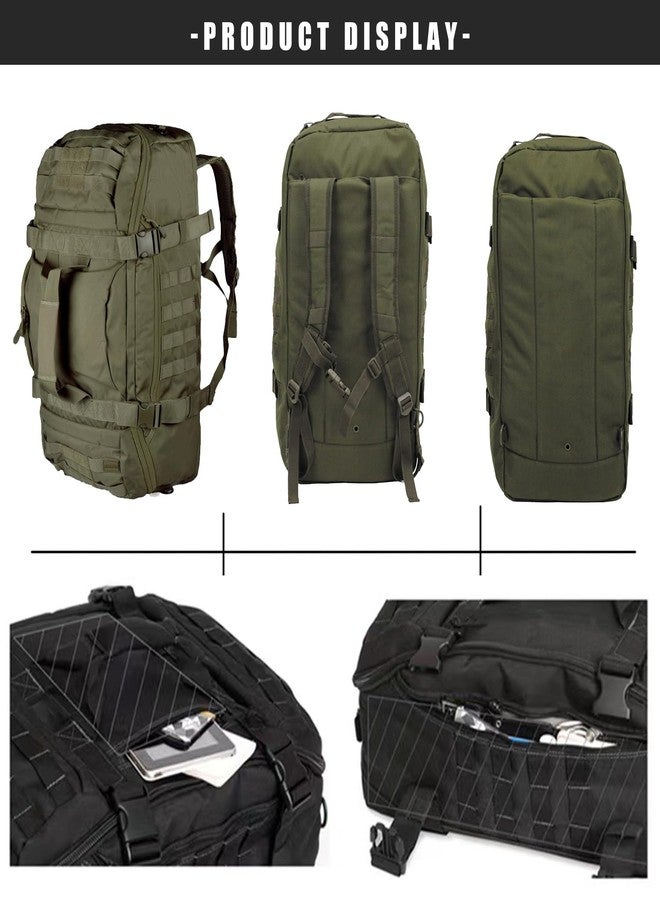 Miramrax Gym Bag Duffle Bags Backpack - Travel Weekender Bag for Men Women Workout Bag for Military,Sports,Overnight,Basketball,Tactical,Football,Waterproof & Tear Resistant (Green, 45l) - Image 5
